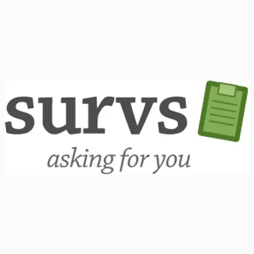 survs brand logo for survs.com