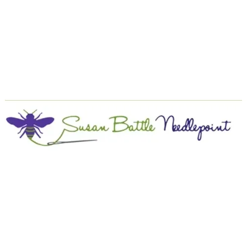 susanbattleneedlepoint brand logo for susanbattleneedlepoint.com