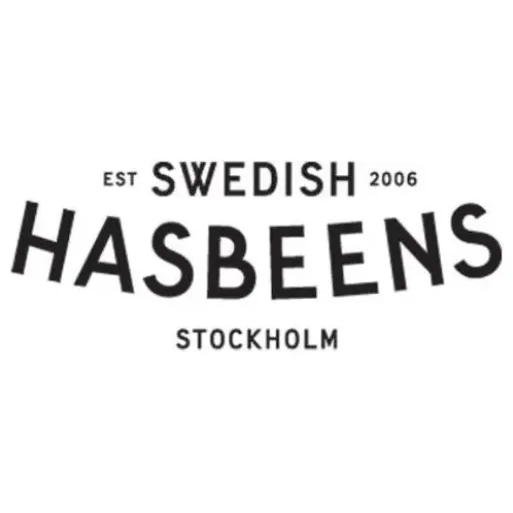 Swedish Hasbeens brand logo for swedishhasbeens.com