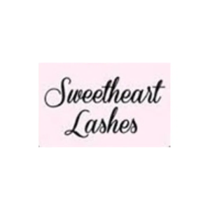 sweetheartlashes brand logo for sweetheartlashes.com