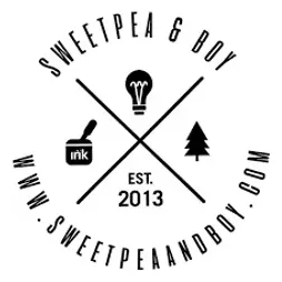 sweetpeaandboy brand logo for sweetpeaandboy.com