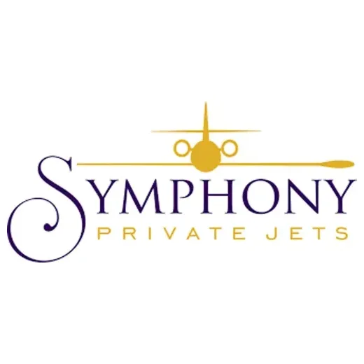 symphonyprivatejets brand logo for symphonyprivatejets.com