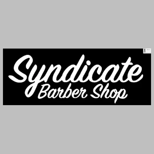 syndicatebarbershop brand logo for syndicatebarbershop.com