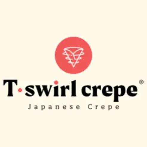 t-swirlcrepe brand logo for t-swirlcrepe.com