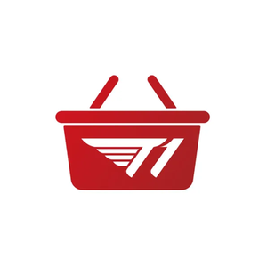 T1 brand logo for en.shop-t1.gg