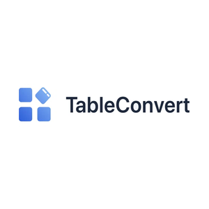 tableconvert brand logo for tableconvert.com