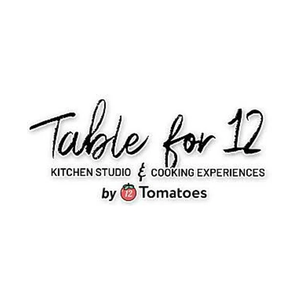 tablefor12 brand logo for tablefor12.studio