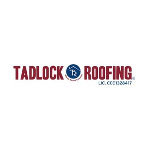 tadlockroofing brand logo for tadlockroofing.com