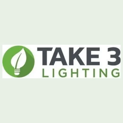 takethreelighting brand logo for takethreelighting.com