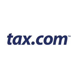 tax brand logo for tax.com