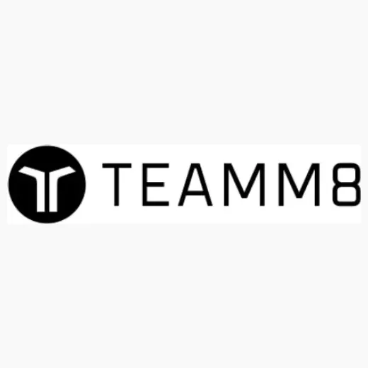 teamm8 brand logo for teamm8.com