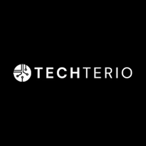 techterio brand logo for techterio.com