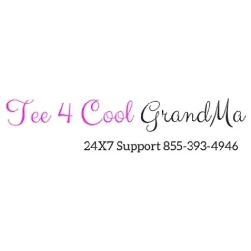 tee4coolgrandma brand logo for tee4coolgrandma.com