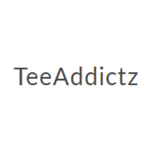 teeaddictz brand logo for teeaddictz.com