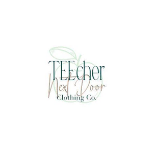 teechernextdoor brand logo for teechernextdoor.com