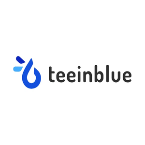 teeinblue brand logo for teeinblue.com