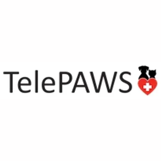 telepaws brand logo for telepaws.com