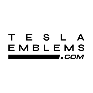 teslaemblems brand logo for teslaemblems.com