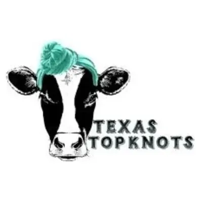 texastopknots brand logo for texastopknots.com