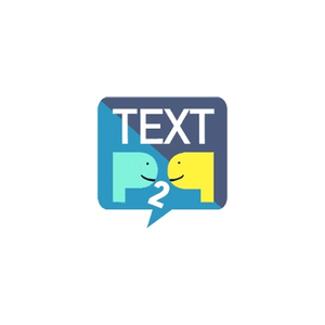 textp2p brand logo for textp2p.com