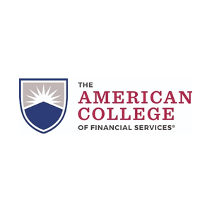 The American College of Financial Services brand logo for theamericancollege.edu