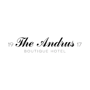 The Andrus Hotel brand logo for andrushotel.com