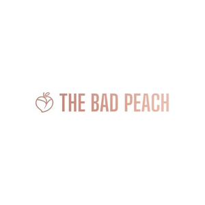The Bad Peach brand logo for thebadpeach.com