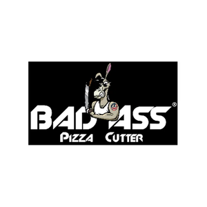 The Badass Pizza Cutter brand logo for badasspizzacutter.com