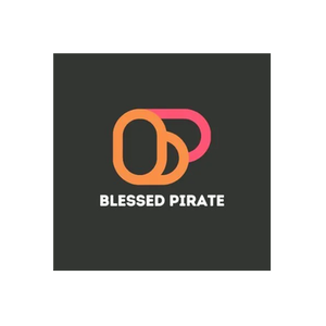 The Blessed Pirate brand logo for blessedpirate.com
