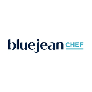 The Blue Jean Chef brand logo for bluejeanchef.com
