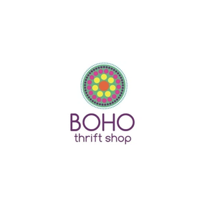 The Boho Thrift Shop brand logo for bohothriftshop.com