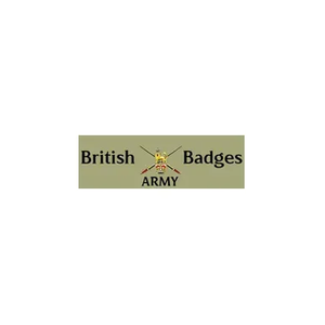The British Army brand logo for britisharmybadges.com