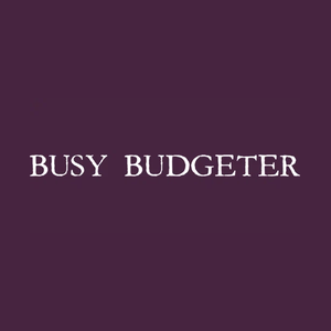 The Busy Budgeter brand logo for busybudgeter.com