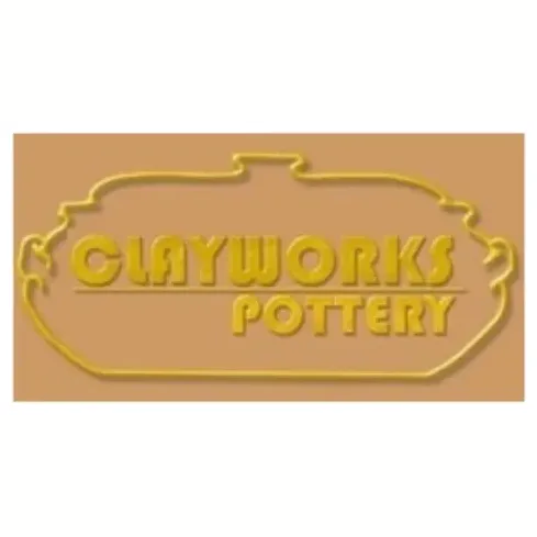 The Clay Works brand logo for clayworkspottery.com