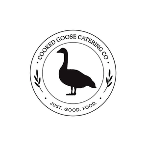 The Cooked Goose Catering brand logo for cookedgoosecatering.com