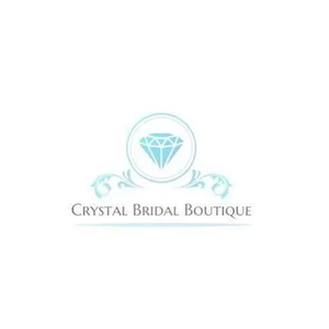 The Crystal Bride brand logo for crystalbridalboutique.com