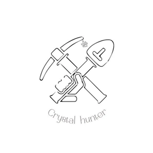 The Crystal Hunter brand logo for crystalhunter.shop
