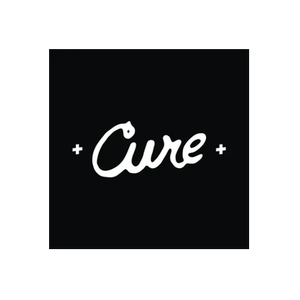 The Cure Bar brand logo for curebar.net