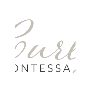 The Curly Contessa brand logo for curlycontessa.com