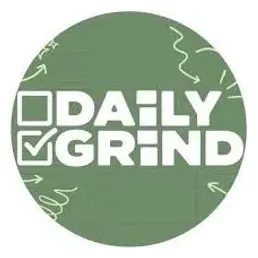 The Daily Grind Planner brand logo for dailygrindplanner.com