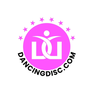The Dancing Disc brand logo for dancingdisc.com