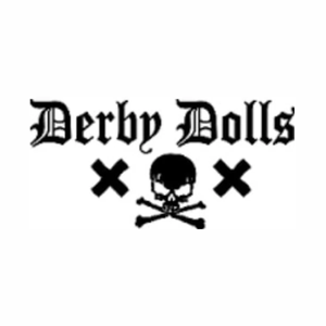 The Derby Dolls brand logo for derbydolls.com