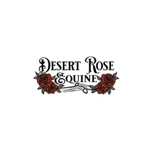 The Desert Rose brand logo for desertroseequine.com