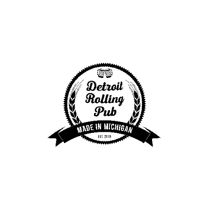 The Detroit Rolling Pub brand logo for detroitrollingpub.com
