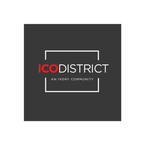 The District brand logo for liveatthedistrictapts.com
