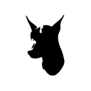 The Doberman brand logo for dobermanlabel.com
