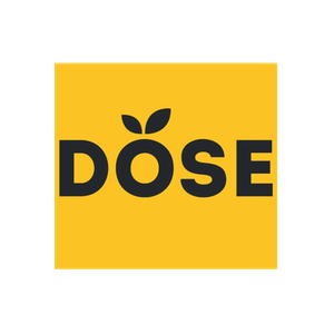 The Dose Juice brand logo for dosejuice.com