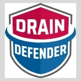 The Drain Defender brand logo for draindefender.com