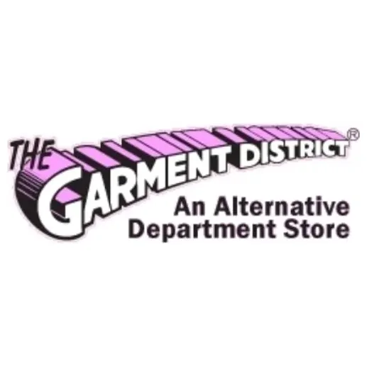 The Garment District brand logo for garmentdistrict.com