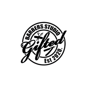 The Gifted Barbers brand logo for giftedbarbers.com